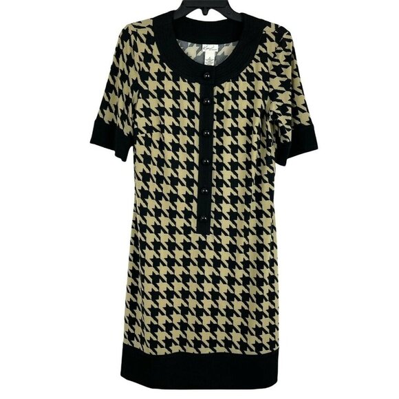 Kim Rogers Women Short Sleeve Crew Neck Stretch Dress Size 8 - Picture 1 of 5